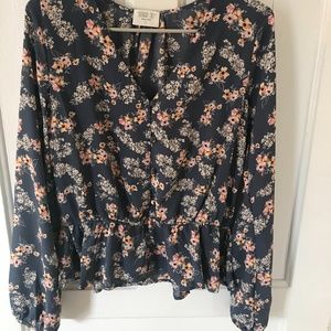 floral blouse